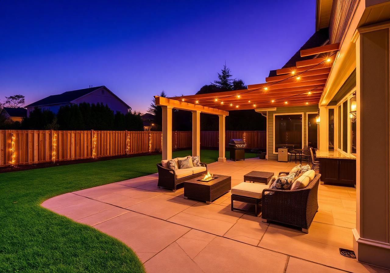 Patio and outdoor space